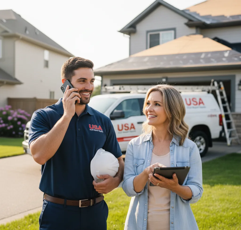 USA Roof Repair Experts customer support in Stockton